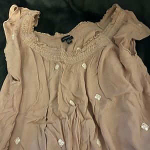 American eagle pink top size L